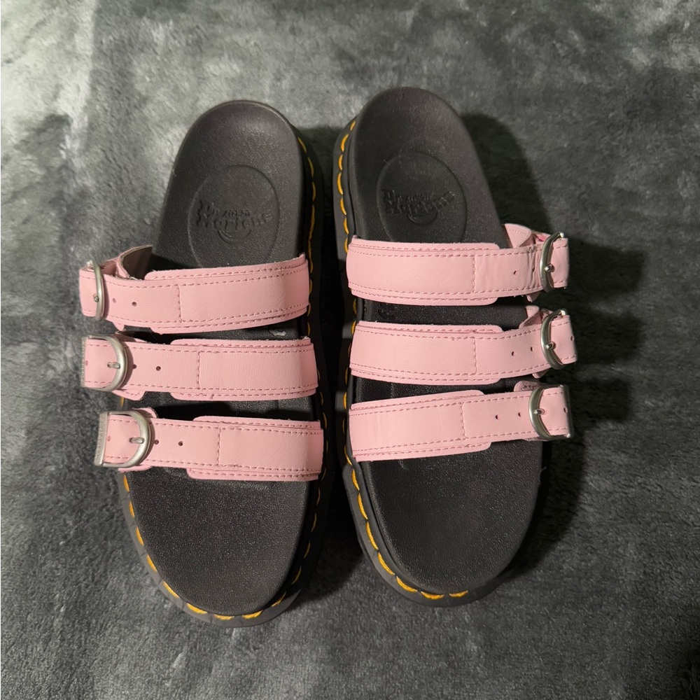 Dr. Martens Pink Blaire Slide Sandals